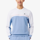 Lacoste Colorblock Felpa - Blanc/Bleu Clair Lacoste Colorblock Felpa - Blanc/Bleu Clair