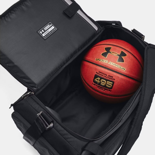 Under Armour Contain Duo Small Duffle - Black/Metallic Gold