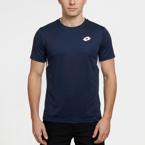 Camiseta Padel Hombre Lotto Squadra IV Camiseta  Navy Blue 2233251CI