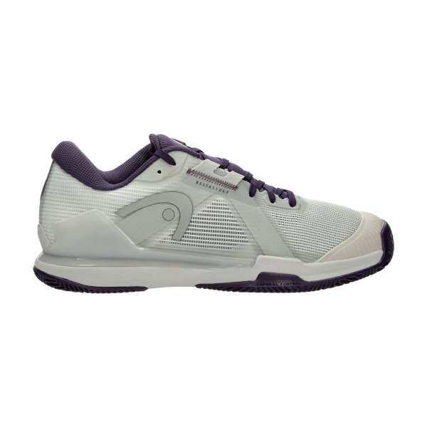 Scarpe Padel Uomo HEAD Sprint Pro 4.0 Clay  Light Grey/Purple Night 273176 LGPN