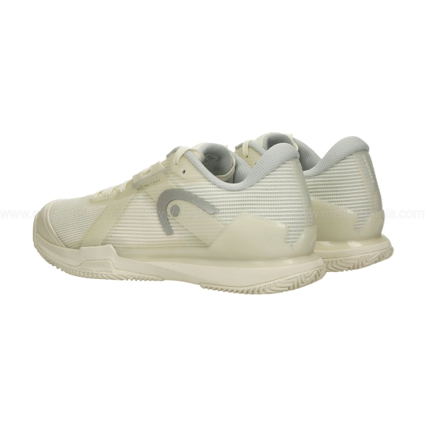 HEAD Sprint Pro 4.0 Clay - Chalk White/Light Grey