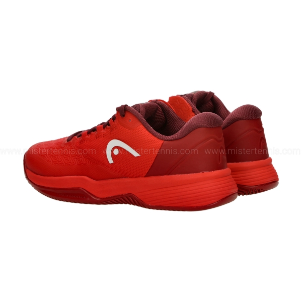 HEAD Revolt Pro 5.0 Clay Niños - Red/Dark Red