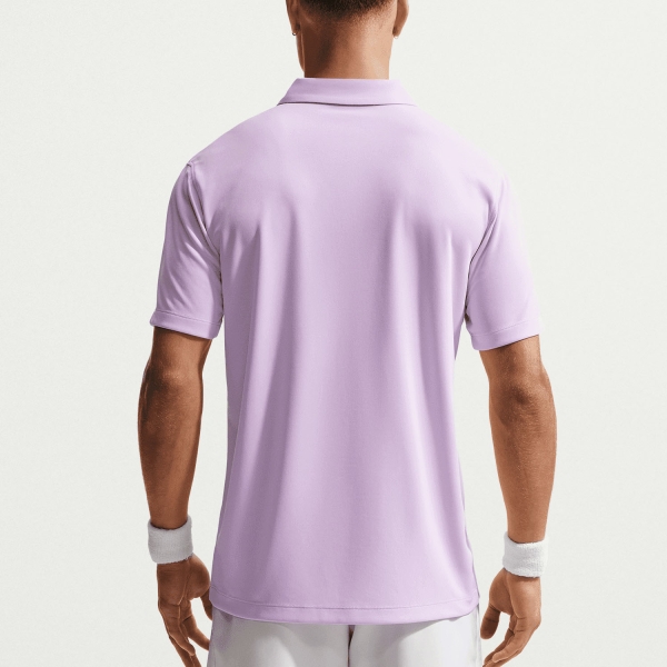 Nike Dri-FIT Solid Logo Polo - Violet Mist/Black