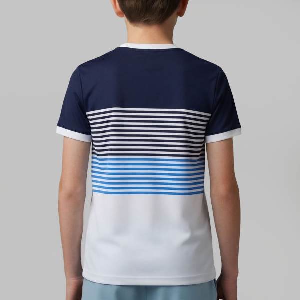 Fila BB 1983 T-Shirt Boy - White/Navy/Simply Blue Comb