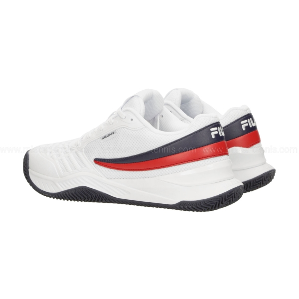 Fila Axilus FX Clay - White/Red Comb