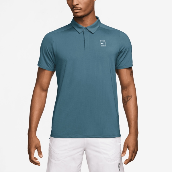 Men's Padel Polo Nike Court Advantage Polo  Smokey Blue/White FZ6907006