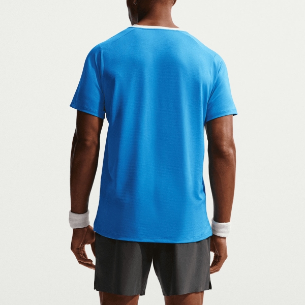 Nike Court Advantage Dri-FIT Maglietta - Light Photo Blue/Hydrogen Blue/White