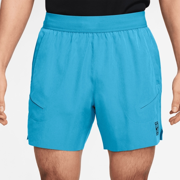 Shorts Padel Hombre Nike Court Advantage 6in Shorts  Baltic Blue/Black FZ6913416