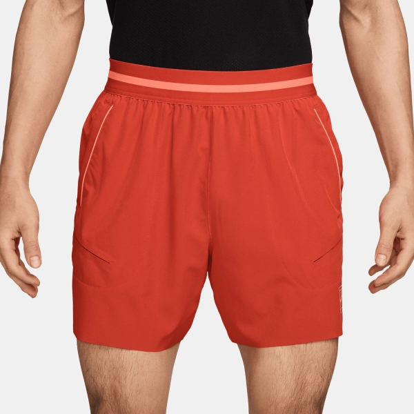 Men's Padel Shorts Nike Court Advantage 6in Shorts  Picante Red/Atomic Pink FZ6913633