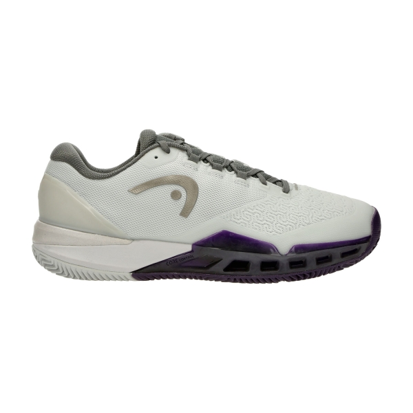 Scarpe Padel Uomo HEAD Revolt Pro 5.0 Clay  Light Grey/Purple Night 273256 LGPN