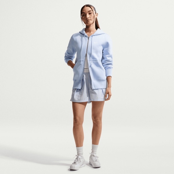 Nike Phoenix Logo Hoodie - Hydrogen Blue/Sail