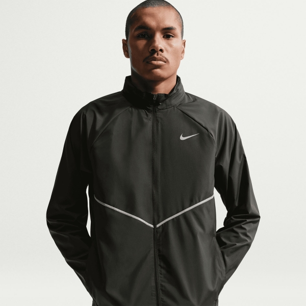 Nike Repel Miler UV Chaqueta - Black/Reflective Silver