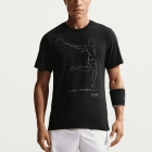 Nike Court Graphic Paris Maglietta - Black Nike Court Graphic Paris Maglietta - Black