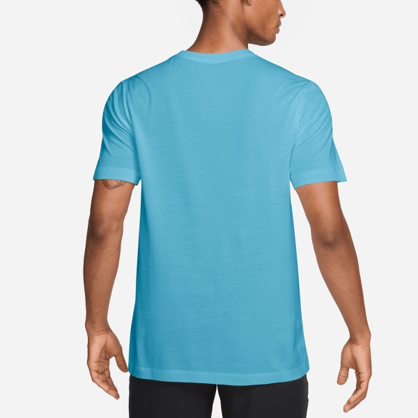 Nike Court Dri-FIT Heritage T-Shirt - Blue Gaze