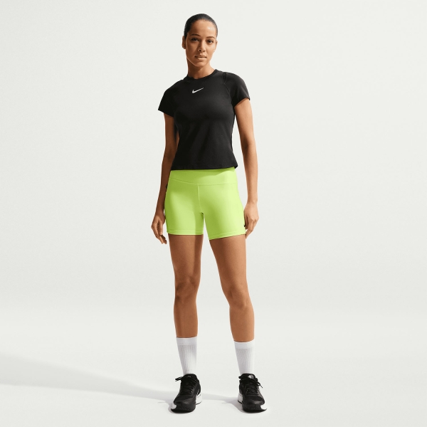 Nike Court 4in Shorts - Light Lemon Twist/Black
