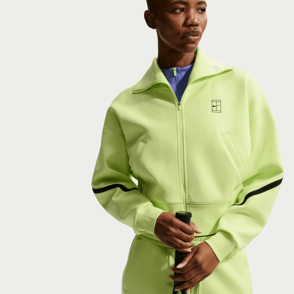 Nike Court Advantage Jacket - Light Lemon Twist/Black