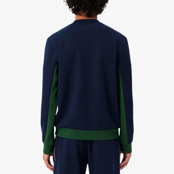 Lacoste Colorblock Felpa - Bleu Marine/Vert