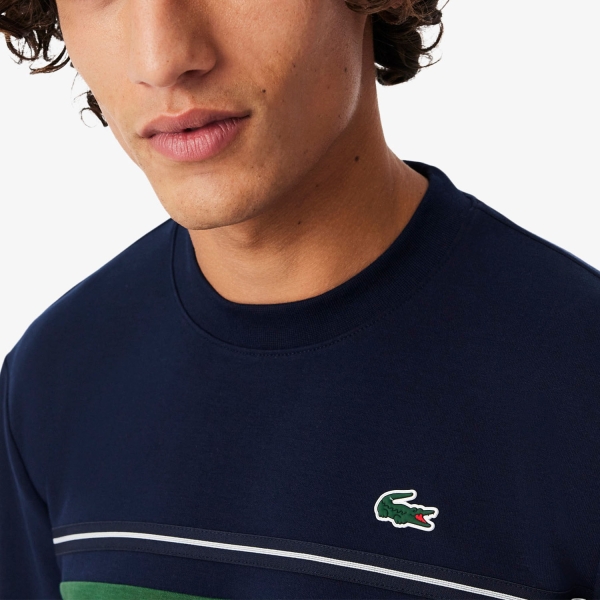 Lacoste Colorblock Felpa - Bleu Marine/Vert