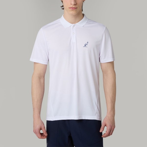 Men's Padel Polo Australian Court Ace Polo  Bianco/Blu TEUPO0039002A