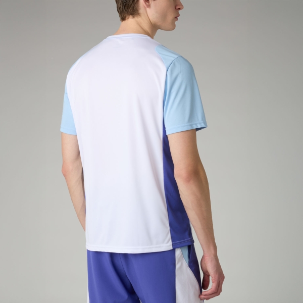 Australian Classic Pro Ace Camiseta - Bianco/Azzurro Pastello