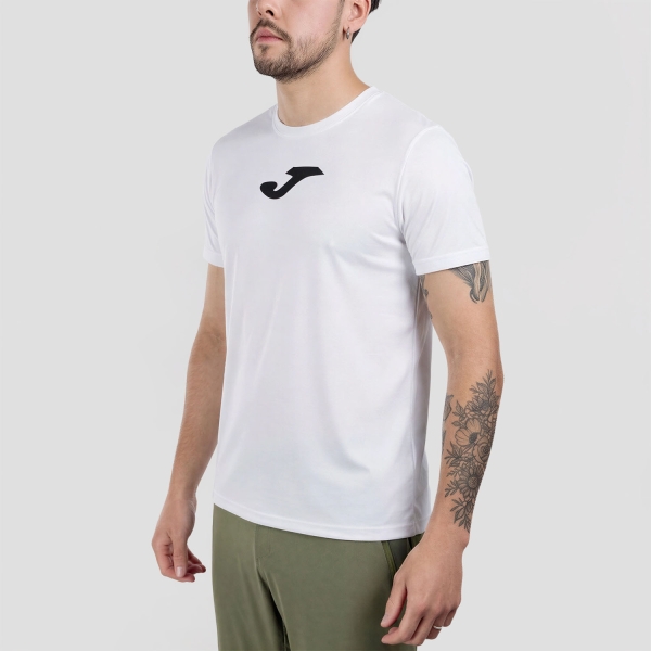 Camiseta Padel Hombre Joma Challenge Pro Camiseta  White 104330.200