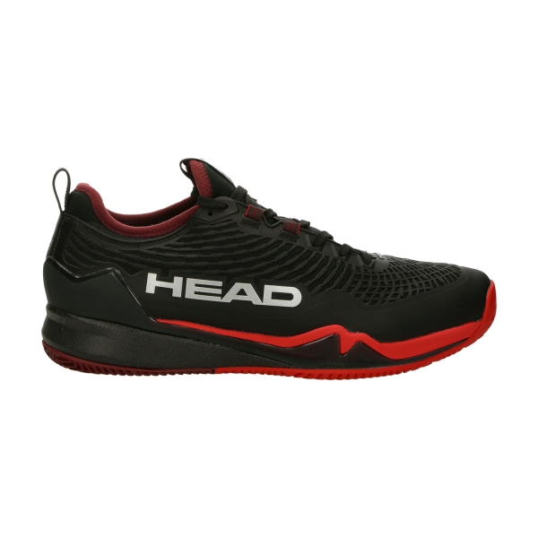 Scarpe Padel Uomo HEAD Endure Pro Clay  Black/Red 273056 BKRD