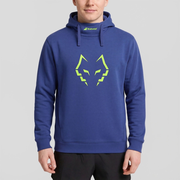 Men's Padel Shirt and Hoody Babolat Juan Lebron Pro Hoodie  Blue Depths 6MF260424140