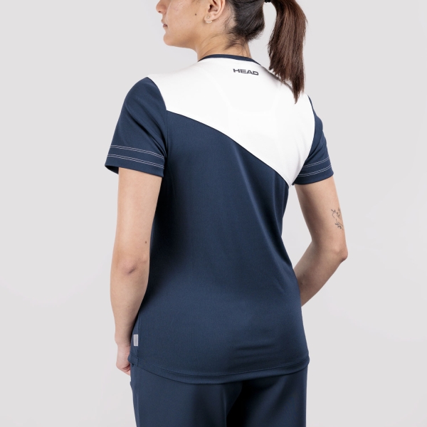 HEAD Tie Break Pro T-Shirt - Navy/White