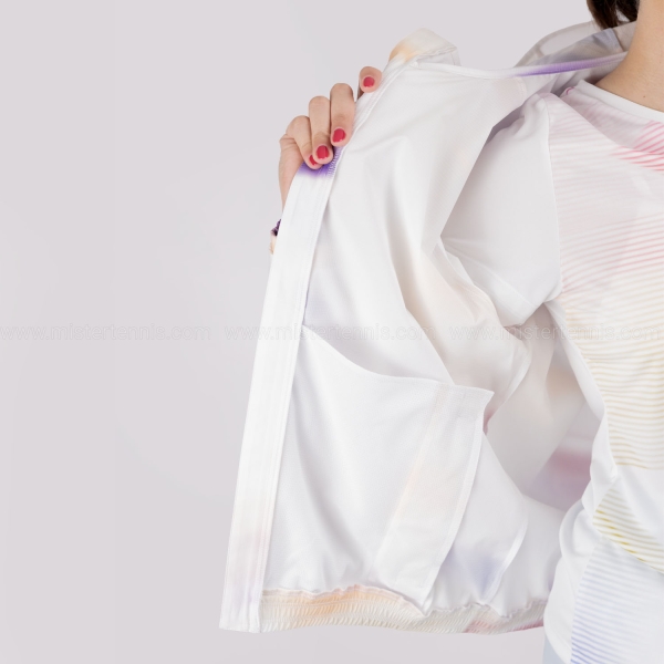 HEAD Blur Graphic Jacket - Apricot/Print Vision