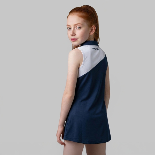 HEAD Spirit Pro Vestido Niña - Navy/White