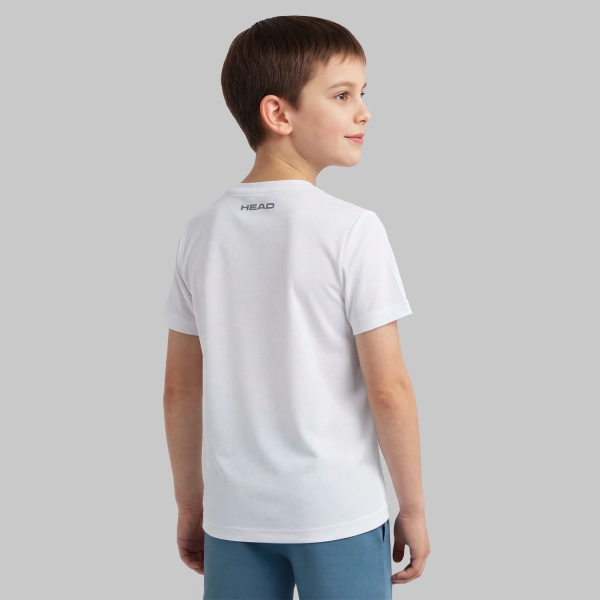 HEAD Topspin Graphic Camiseta Niño - Turquoise/Print Vision