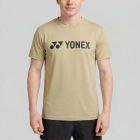 Yonex Practice Y Logo Camiseta - Khaki Beige Yonex Practice Y Logo Camiseta - Khaki Beige
