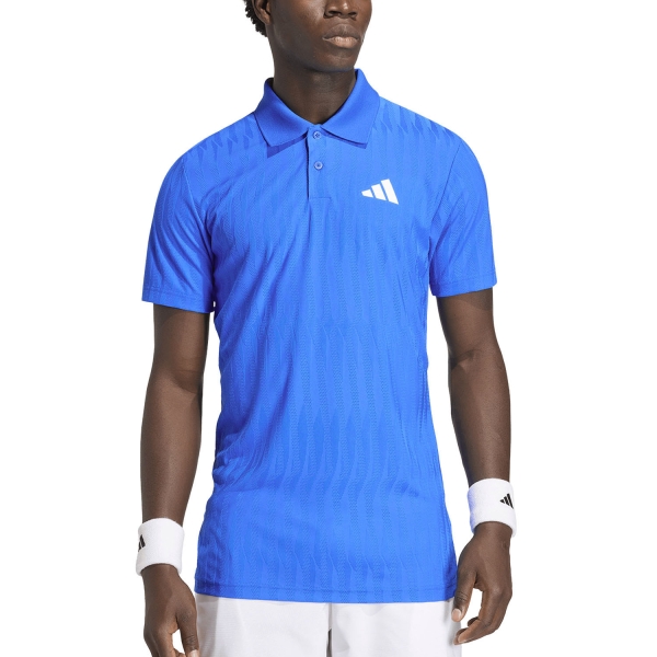 Maglietta Padel Uomo adidas CLIMACOOL+ FreeLift Polo  Glory Blue KA5888