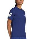 adidas Club 3 Stripes Camiseta - Dark Blue