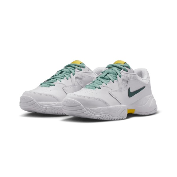 Nike Court Lite 2 Bambini - White/Dark Atomic Teal/Healing Jade