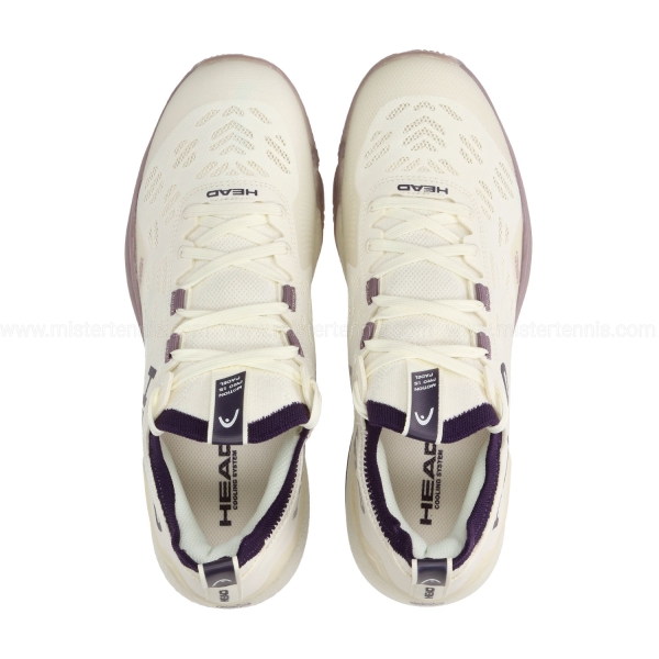 HEAD Motion Pro 1.5 Padel - Chalk White/Purple Night