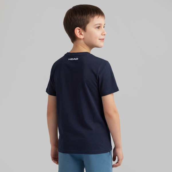 HEAD Rainbow Logo Camiseta Niños - Navy