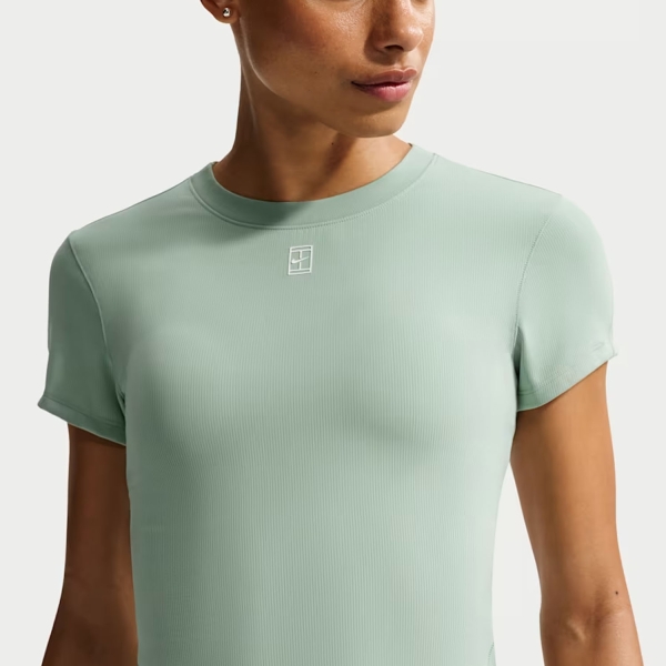 Nike Court Dri-FIT Advantage Pro Maglietta - Steam/White