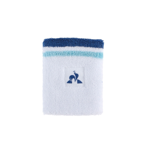 Padel Wristbands Le Coq Sportif Logo Pro Large Wristband  Quiet Tide/Pacific Coast/New Optical White 2510181