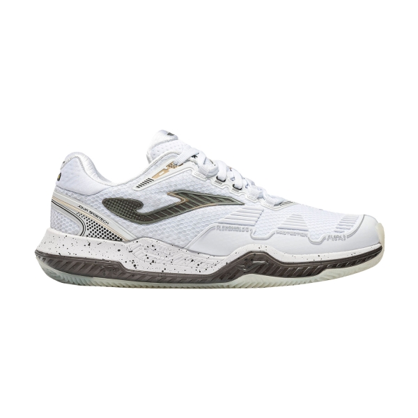 Scarpe Padel Uomo Joma Point Clay  White TPOIS2602C