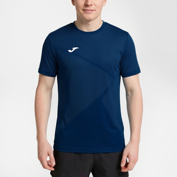 Camiseta Padel Hombre Joma Challenge Graphic Camiseta  Blue 103984.322