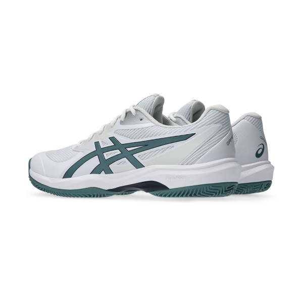 ASICS Game FF Clay/OC - White/Foggy Teal