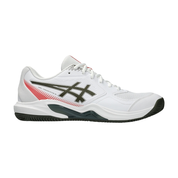 Men's Padel Shoes ASICS Gel Dedicate 9 Clay  White/Vintage Khaki 1041A547100