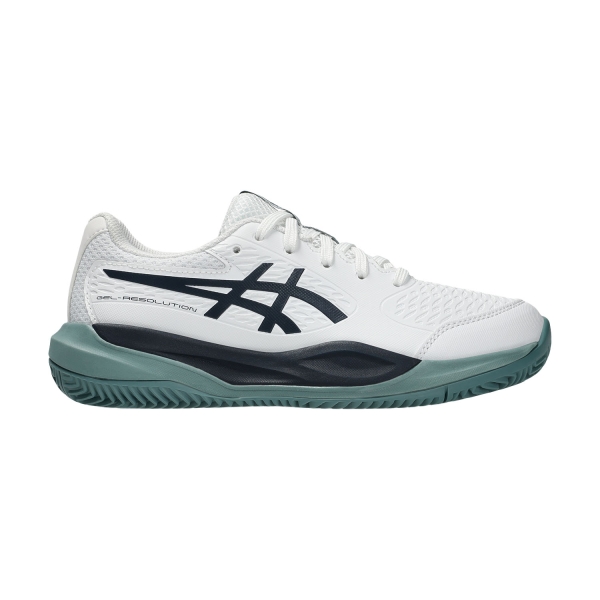 Zapatillas Padel Niños ASICS Gel Resolution X GS Clay Ninos  White/Midnight 1044A080103