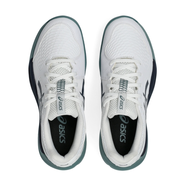 ASICS Gel Resolution X GS Clay Niños - White/Midnight