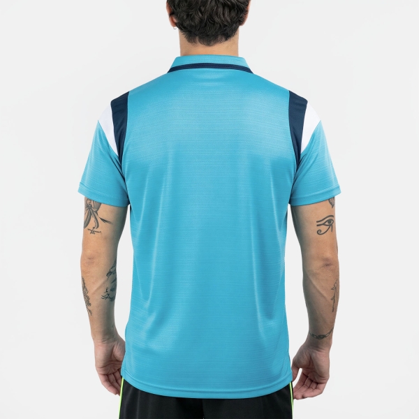 Joma Terra Polo - Fluor Turquoise/Dark Navy