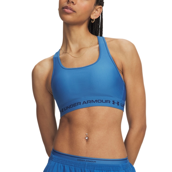 Sujetador Deportivo y Ropa Interior Mujer Under Armour Crossback Mid Sujetador Deportivo  Aegean Blue/Blackout Navy 13610340430