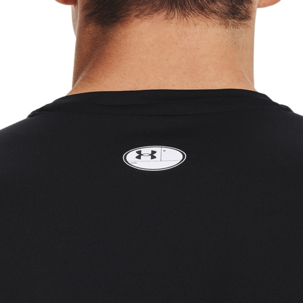 Under Armour HeatGear Knit T-Shirt - Black/White