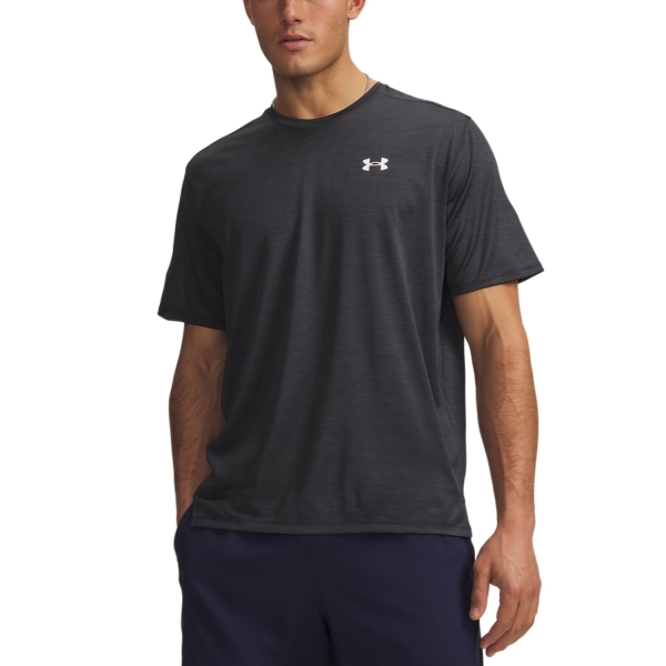 Men's T-Shirt Padel Under Armour Tech Vent TShirt  Ultimate Black/White 13767910008