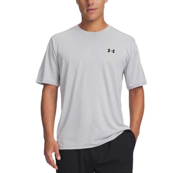 Men's T-Shirt Padel Under Armour Tech Vent TShirt  Halo Gray/Ultimate Black 13767910014